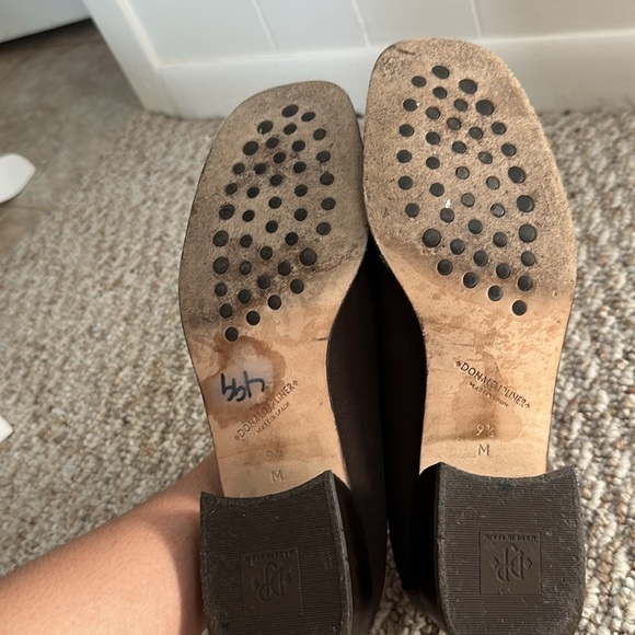 Donald Pliner AAA Black Silk Elastic Black Calf shoe - Picture 6 of 6